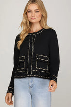 Load image into Gallery viewer, Shadow Stitch Cardigan
