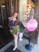 Load image into Gallery viewer, Striped Vines Blouse