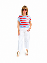 Load image into Gallery viewer, Coastal Breeze Striped Knit Top