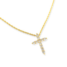 Load image into Gallery viewer, Bling Cross Necklace