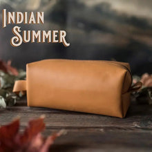Load image into Gallery viewer, Men’s Leather Toiletry Bag