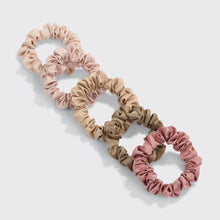 Load image into Gallery viewer, Petite Satin Scrunchies - Blush