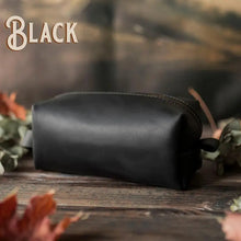 Load image into Gallery viewer, Men’s Leather Toiletry Bag