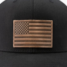 Load image into Gallery viewer, American Flag Hat - Black
