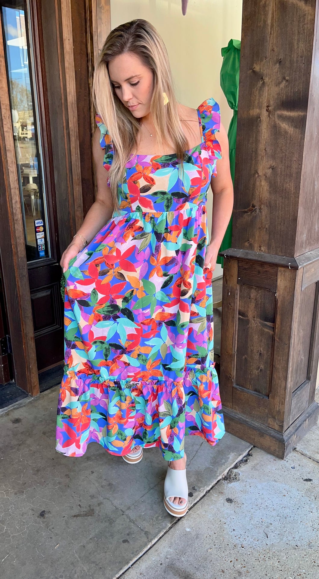 Flutter My Way Maxi Dress