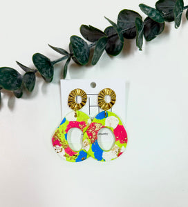 Color Splash Clay Earring