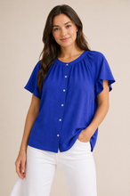 Load image into Gallery viewer, Sapphire Drift Blouse
