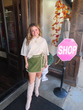 Load image into Gallery viewer, Olive You Skort
