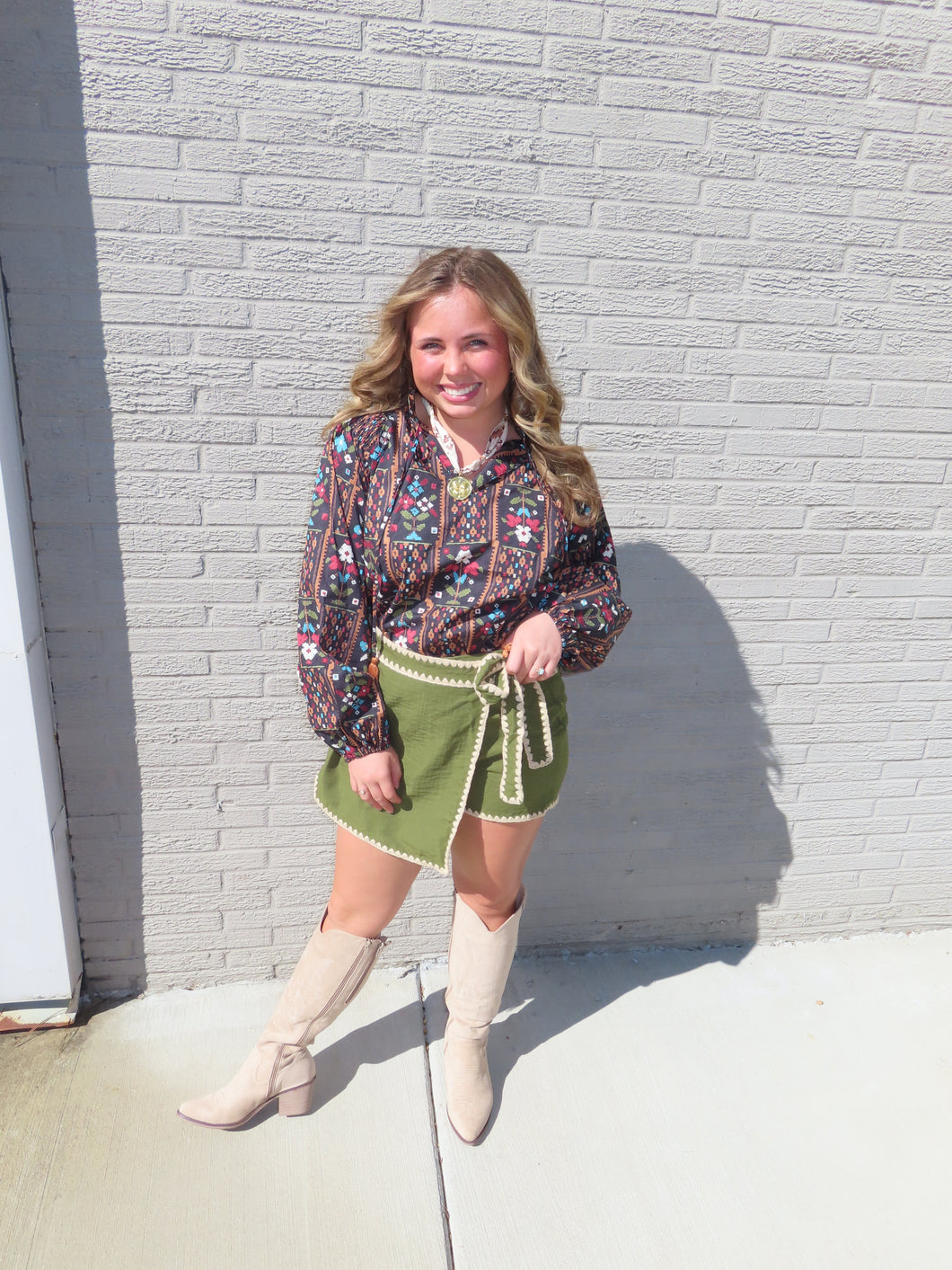 Boho Bloom Top