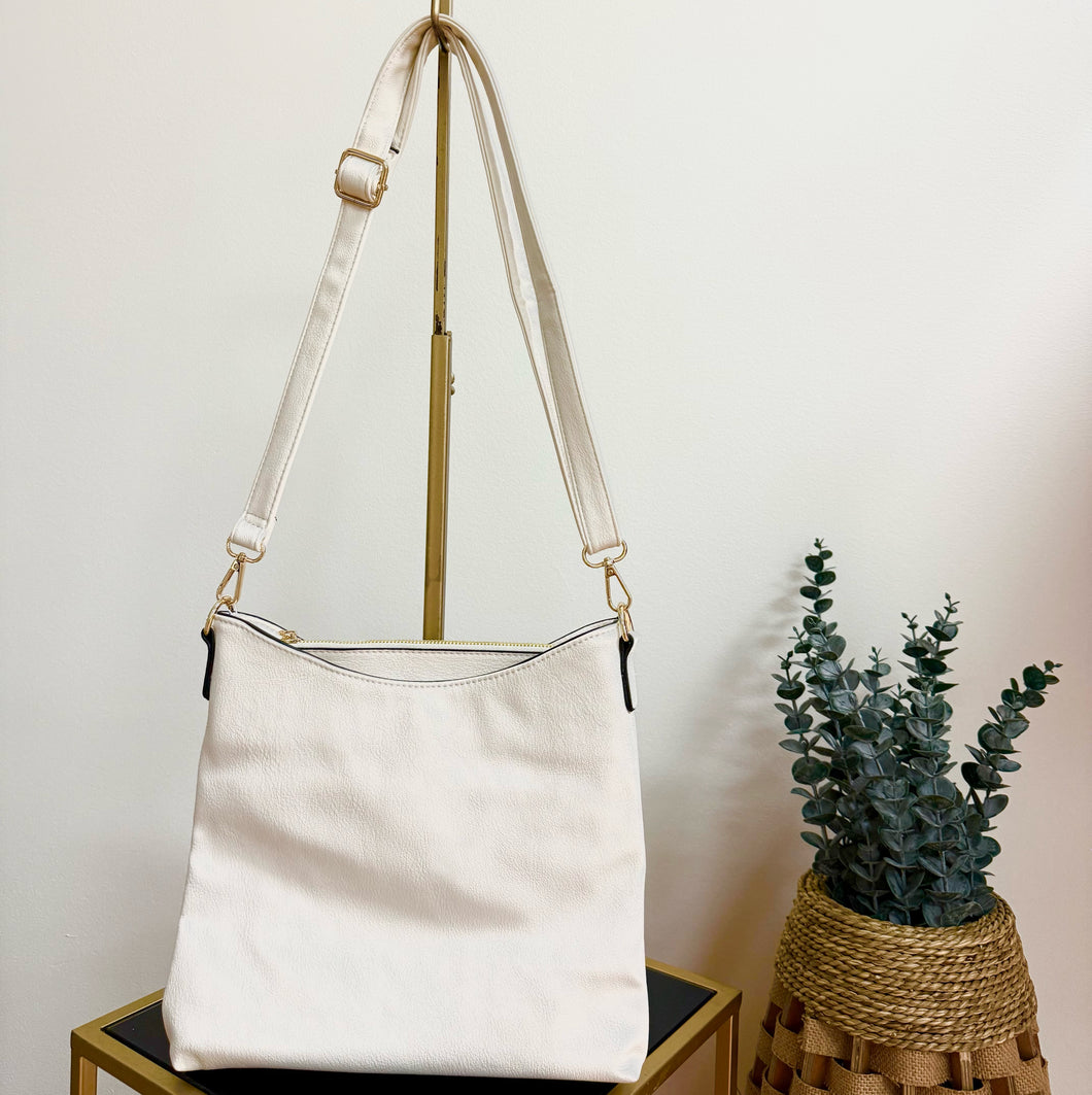 Cotton 3-Compartment Crossbody