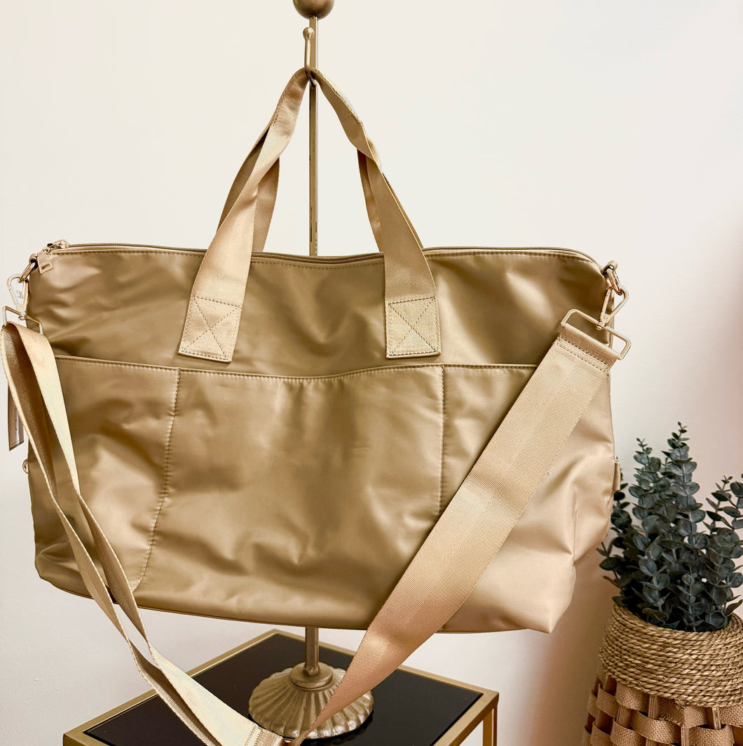 Nude Nylon Weekender Bag