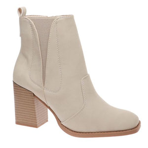 Taupe Block Street Bootie