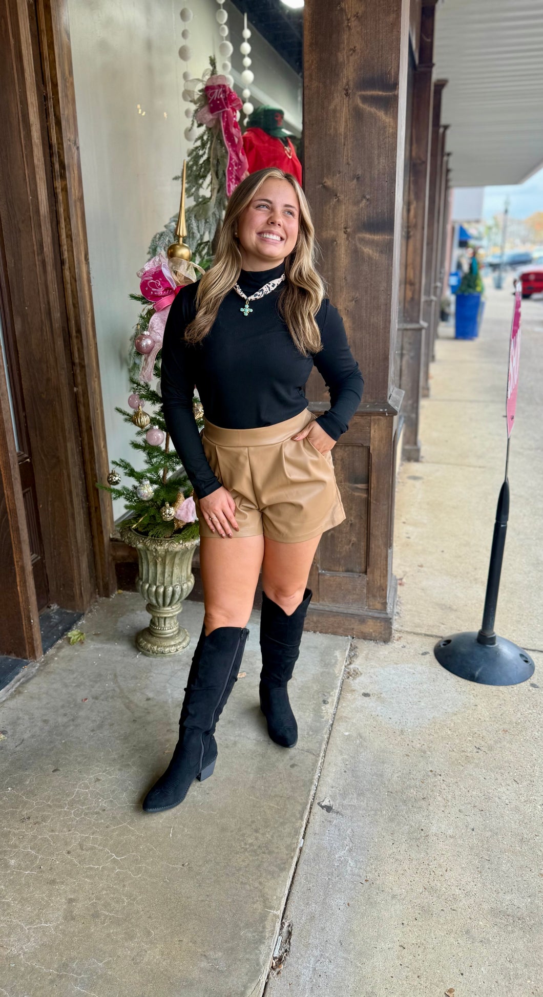 Pleather Please Shorts