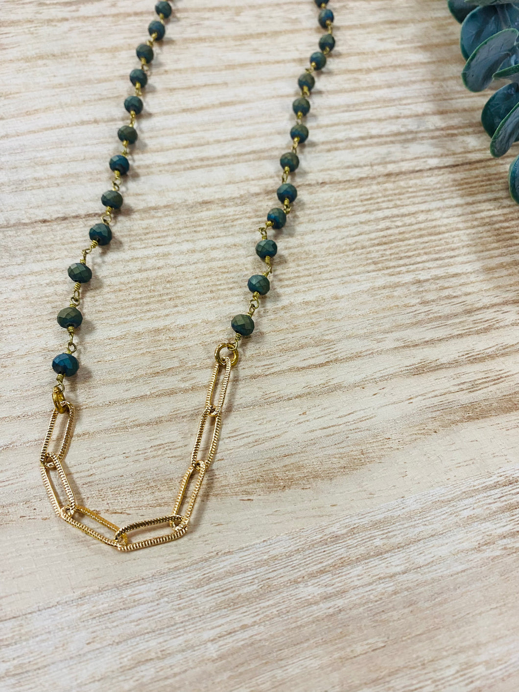 Beaded Link Necklace