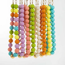 Load image into Gallery viewer, Sweet As Candy Beaded Necklace- Aqua
