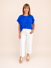 Load image into Gallery viewer, Sapphire Drift Blouse
