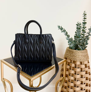 Black Convertible Handbag