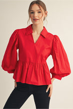 Load image into Gallery viewer, Lady In Red Blouse
