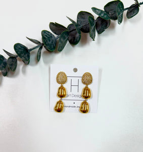 Gold Drop Earring
