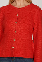 Load image into Gallery viewer, Queen Of Hearts Cardigan

