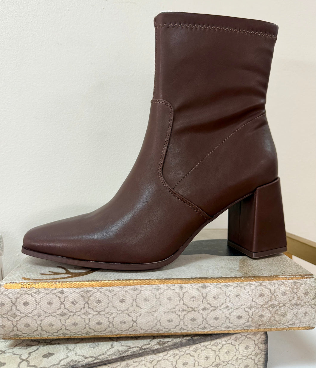 Cachet Chocolate Bootie