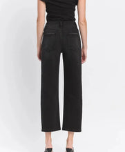 Load image into Gallery viewer, High Rise Black Barrel Jeans
