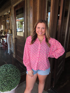 Coral Kiss Blouse