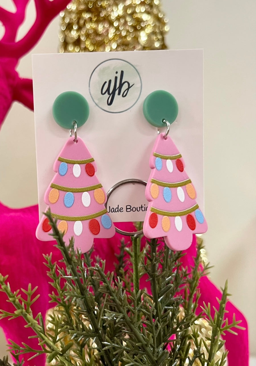 Polka Dot Tree Earrings