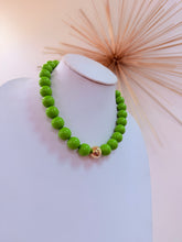 Load image into Gallery viewer, Sweet As Candy Beaded Necklace- Green
