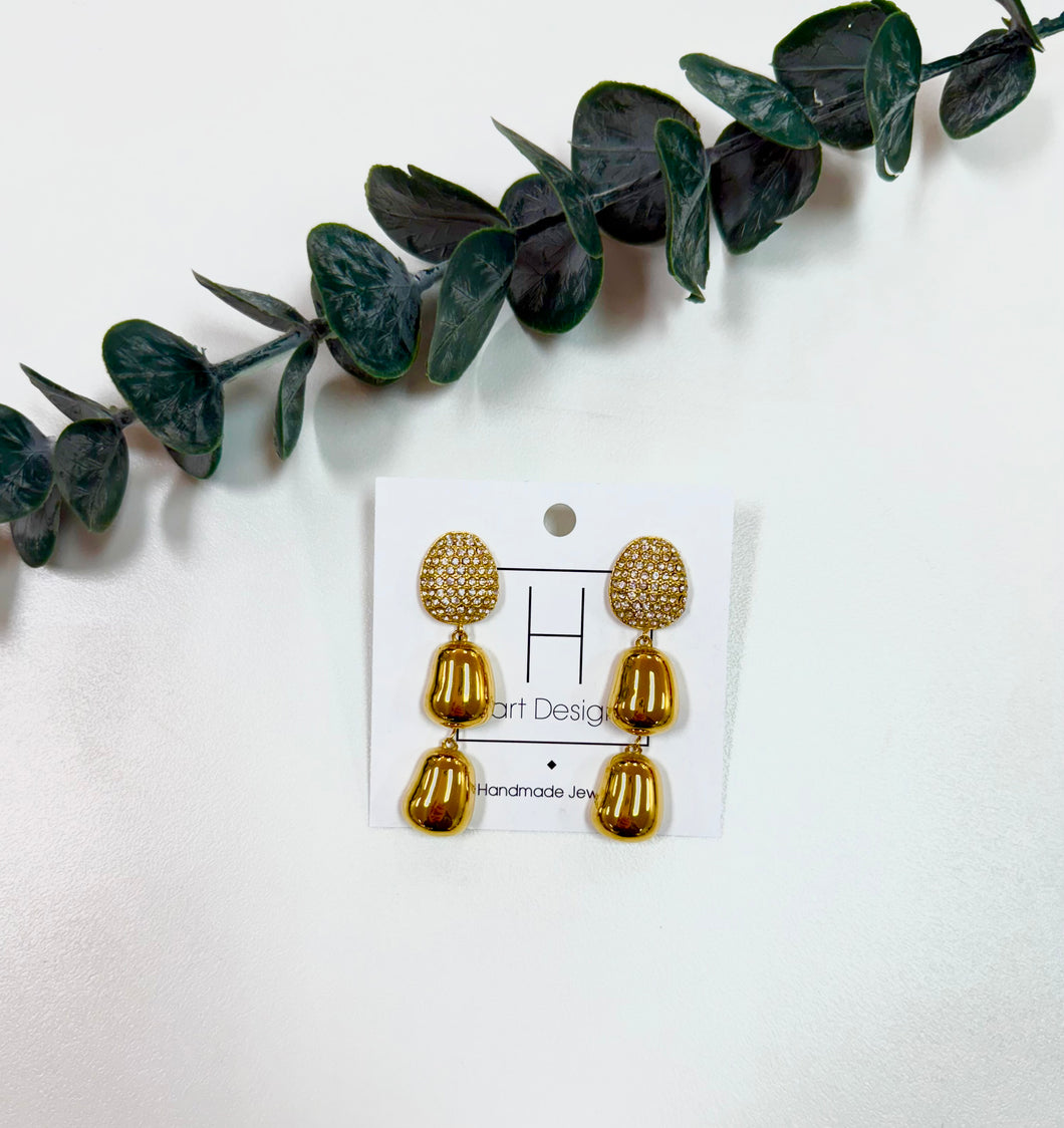 Gold Drop Earring