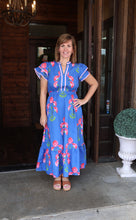 Load image into Gallery viewer, Bold Blue Bloom Maxi
