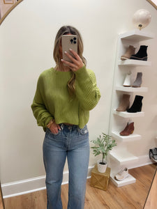 With Any Luck Cropped Sweater