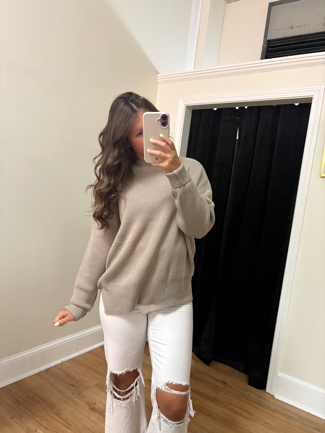 Misty Mockneck Sweater