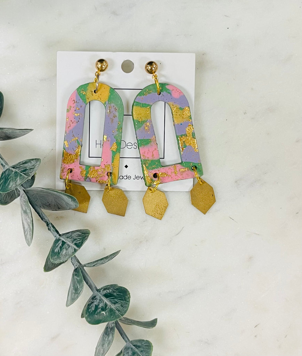 Color Clay Earrings