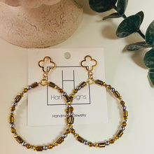 Load image into Gallery viewer, Round Beaded Earrings
