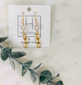 Color Me Link Earring - White