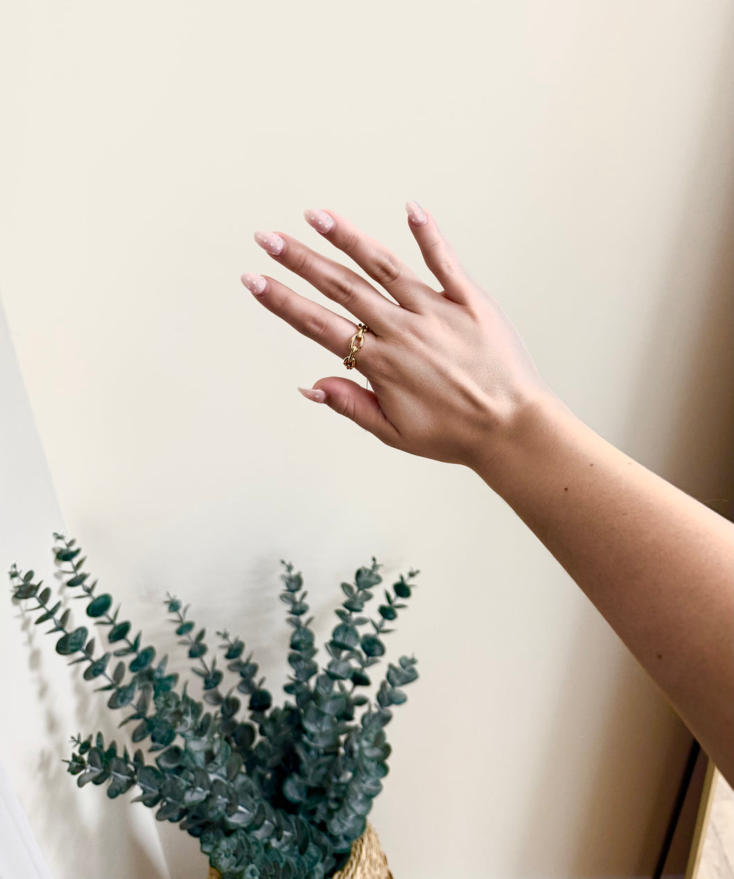 Gold Chain Link Ring