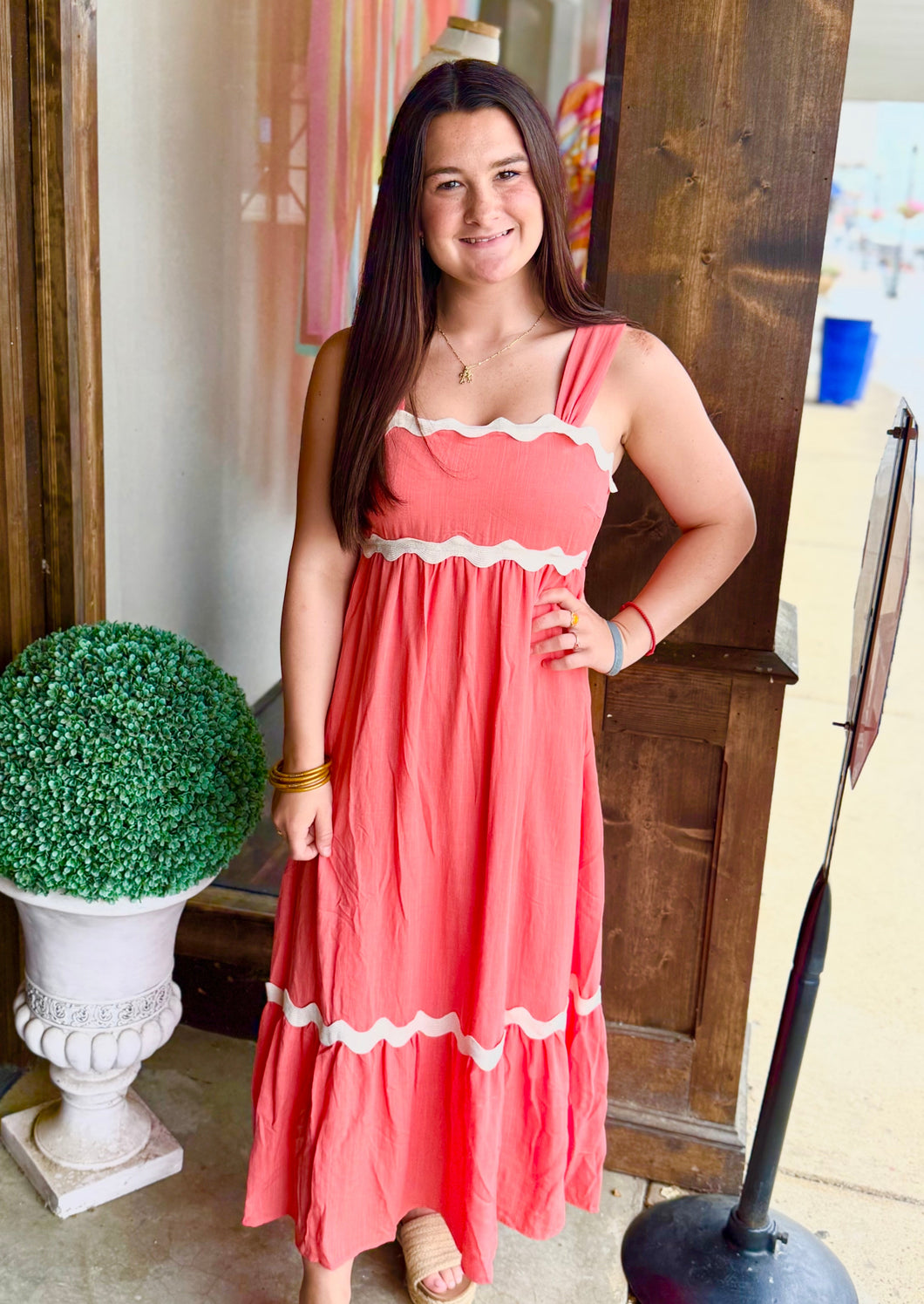 Coral Charm Midi