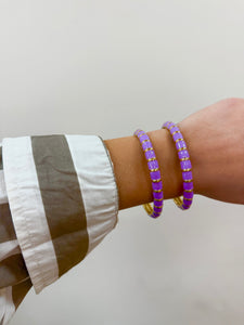 Cutest Cuff Bracelet- Purple