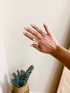 Gold Flower Ring