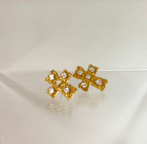 Stone Cross Stud