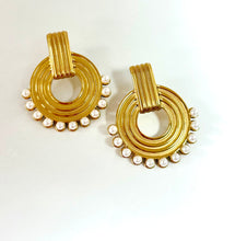 Load image into Gallery viewer, Gold + Pearl Earring
