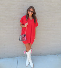 Load image into Gallery viewer, Stadium Standout Dress - Red
