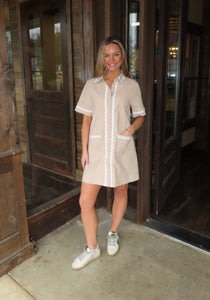 Taupe Treasure Dress