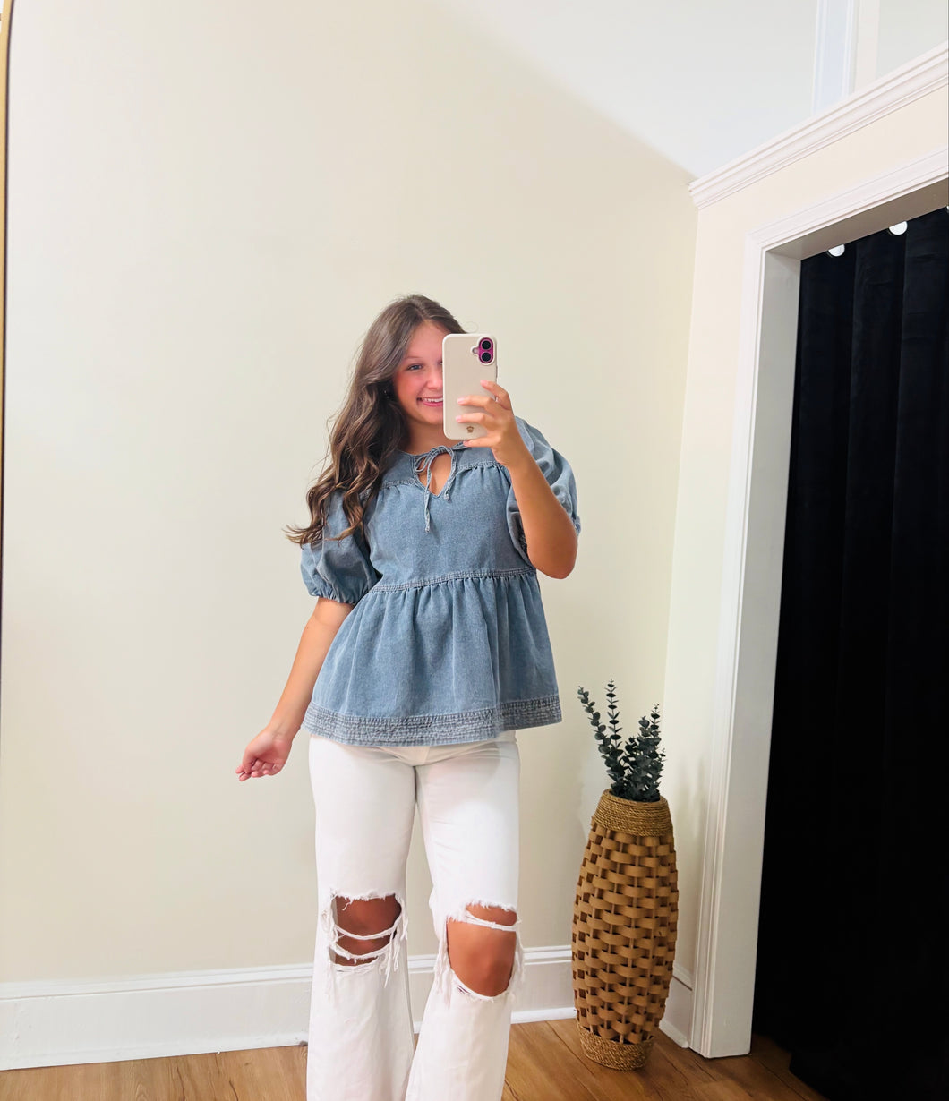 Denim Delight Top