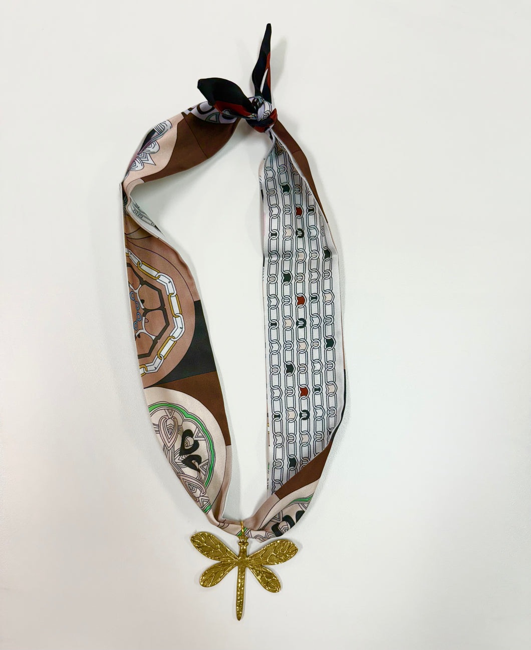 Dragonfly Scarf Necklace