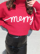 Load image into Gallery viewer, Merry Everything Turtle Neck Sweater
