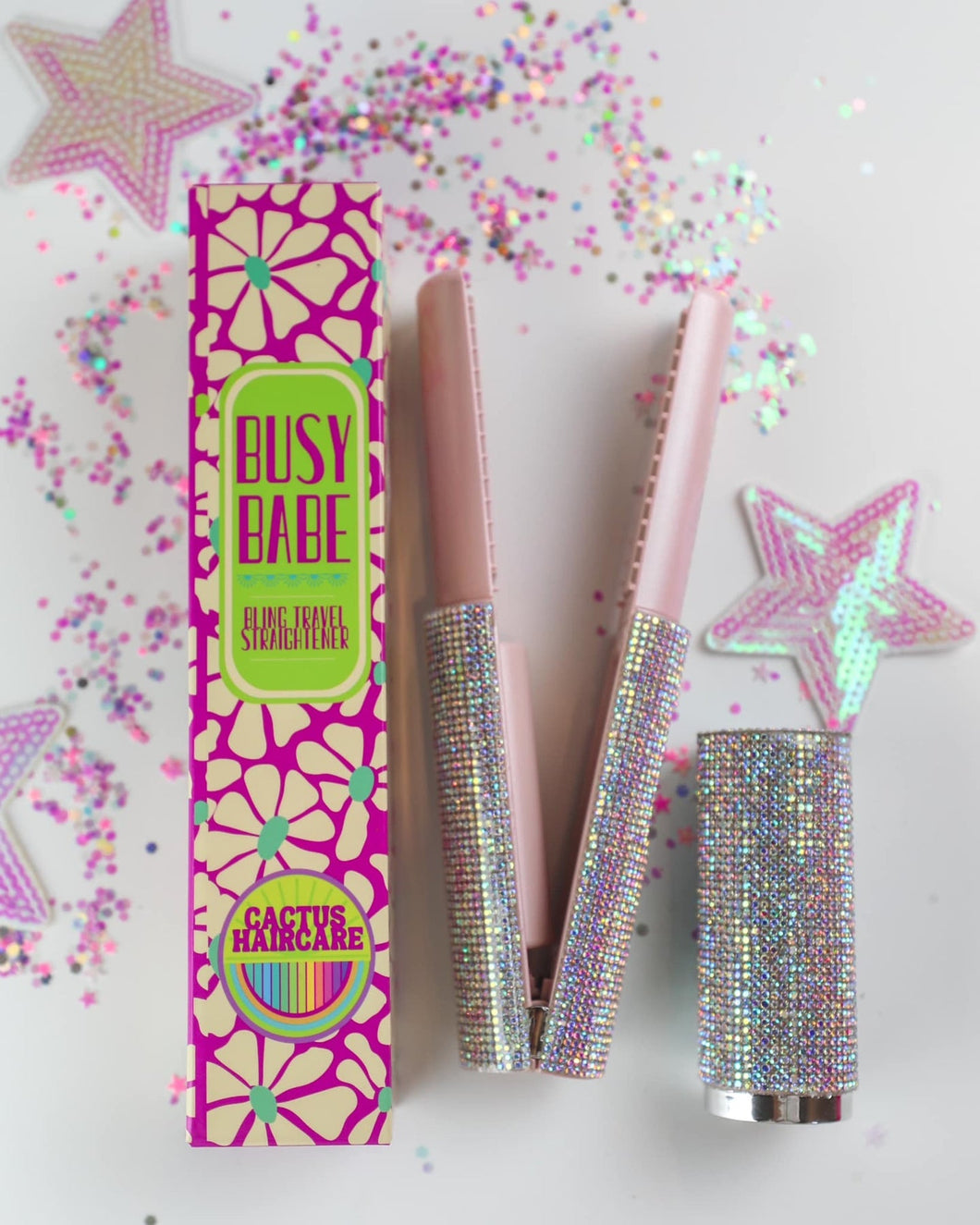Busy Babe Bling Travel Straightner