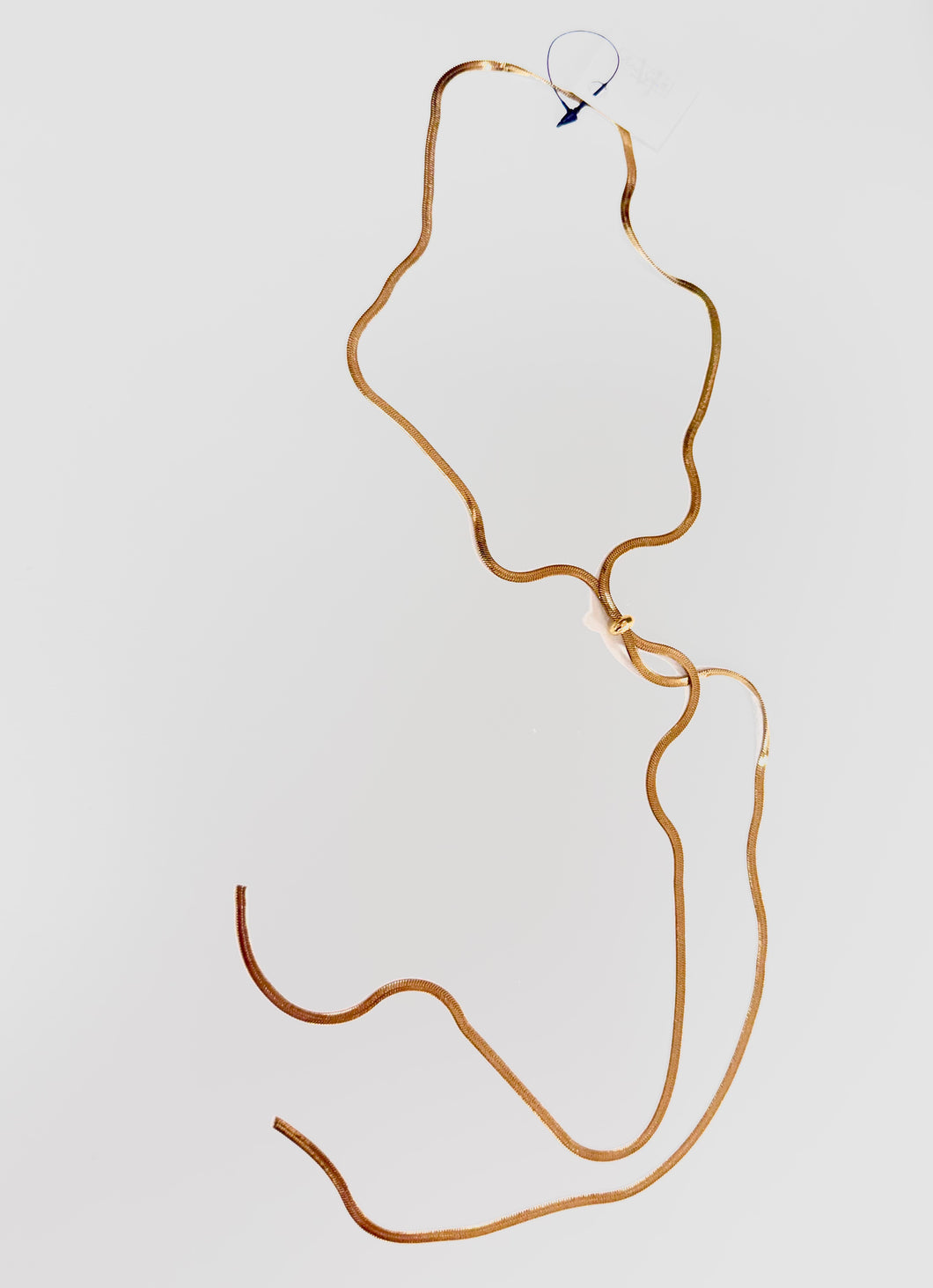 Gold Adjustable Snake Necklace