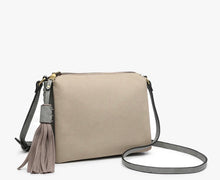 Load image into Gallery viewer, Sabrina Crossbody - Sand Beige/Grey Taupe
